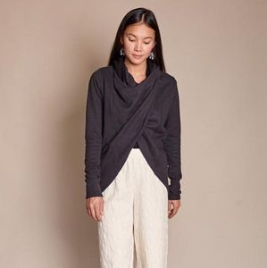 Ursa Minor Tabard Cardigan in Black